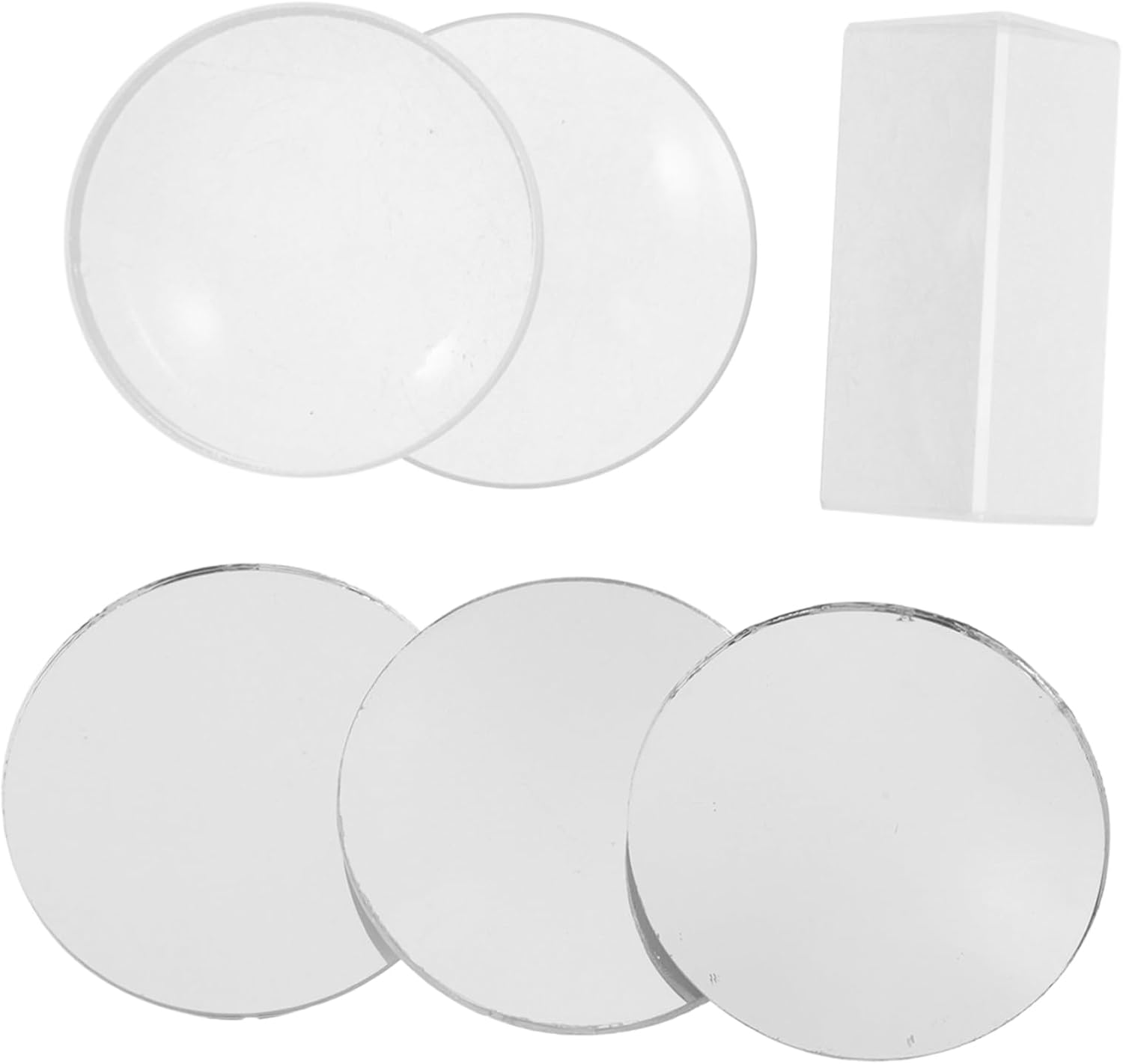 3sets Optical Lens Physics Teaching Kit for Science Experiments High Clarity Lenses for Demonstrations Includes Convex and Concave Lenses for Versatile Use