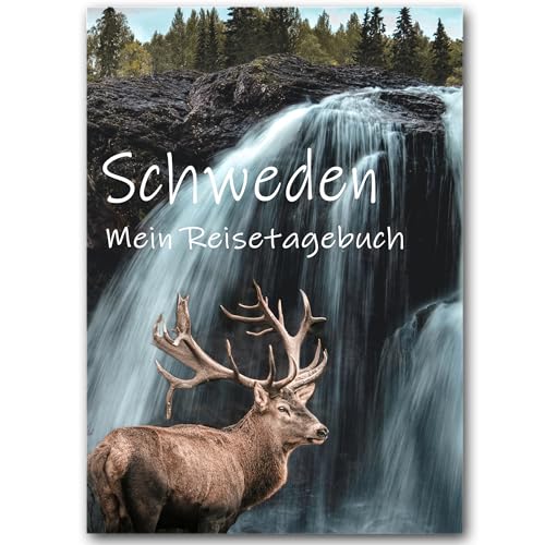 Calmondo Schweden Reisetagebuch zum Ausfüllen | individuelles Schweden Reisebuch mit Reiseplanung, Zitaten, Karte uvm | Gestalte deinen eigenen Schweden Reiseführer | Schweden Geschenk | DIN A5