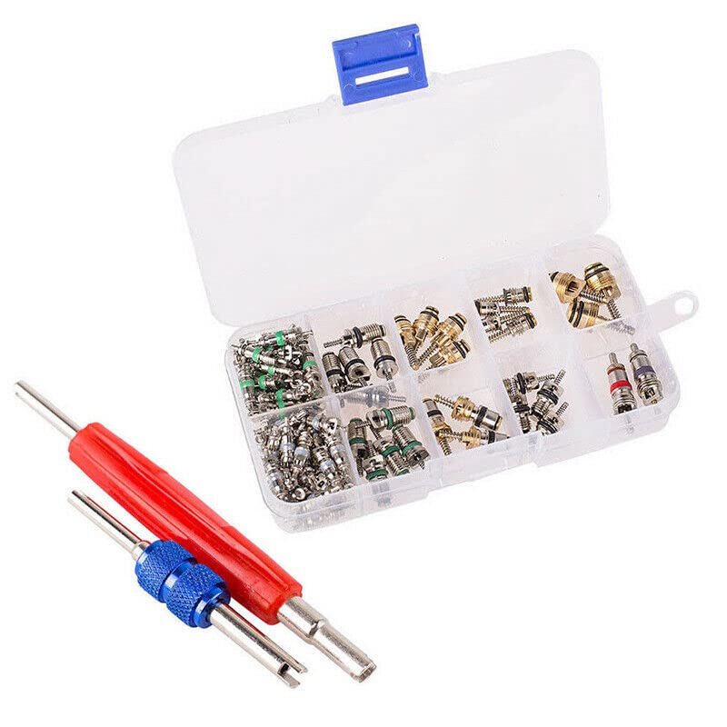 Kit 102 pzas núcleo válvula aire acondicionado auto