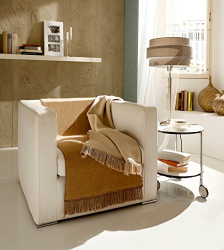 Bocasa Biederlack Katoenen Dekdeken Gooi, 50x200 cm Natuur, Zout & Peper Beige - Image 4