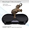 WelKare Full Body Vibration Machine Exercise, Body Vibration Platform Exercise Machine for Home Workout Vibrating Plate with Pull Up Bands