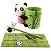 Produktbild Panda-Geschenkset, enthält 1 Plüschpanda, 1 Panda-Anhänger, 1 Panda-Spielzeug aus Keramik und 12 Stifte, für Panda-Fans