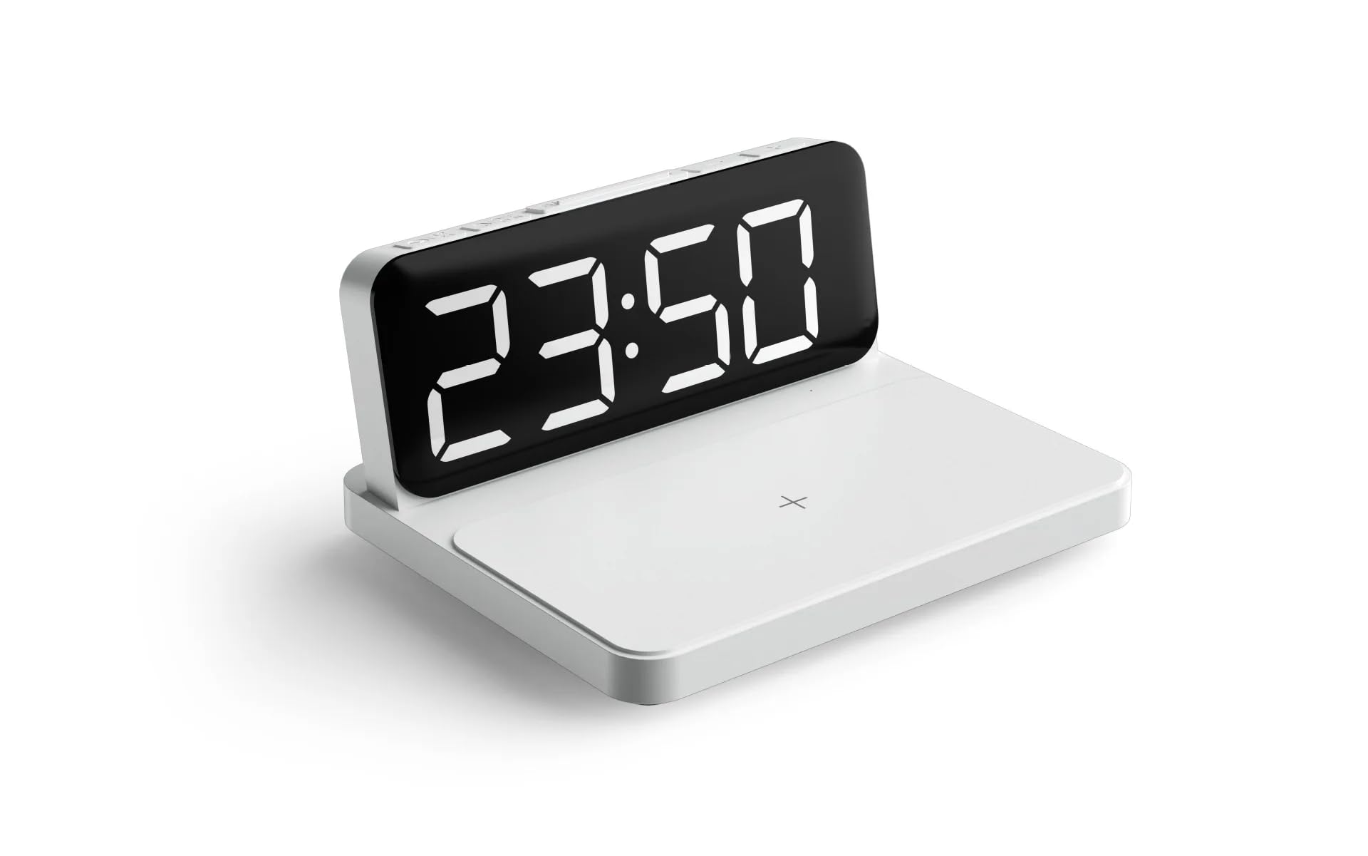 HuseeCly Wireless Charging Alarm Clock