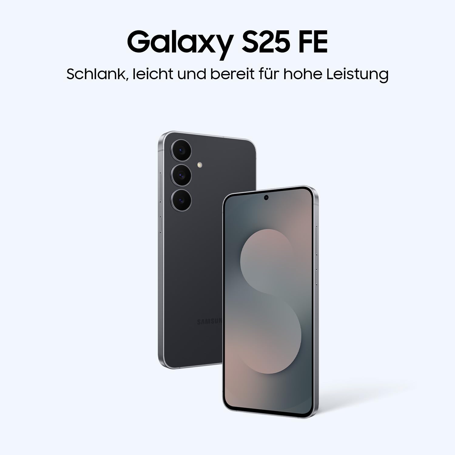 Samsung Galaxy S25 FE Enterprise Edition, AI Smartphone, Android-Handy ohne Vertrag, 8 GB RAM, 128 GB Speicher, Lange Akkulaufzeit, Sicherheit durch Knox Suite, JetBlack