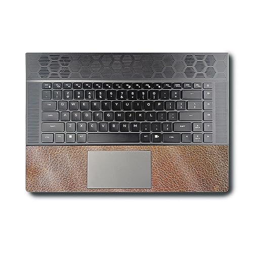 Image of MightySkins Glossy Glitter Skin Compatible With Alienware X16 R1 (2023) Full Wrap Kit - Brown Pleather | Protective, Durable High-Gloss Glitter Finish | Easy To Apply & Change Styles | Made in the USA