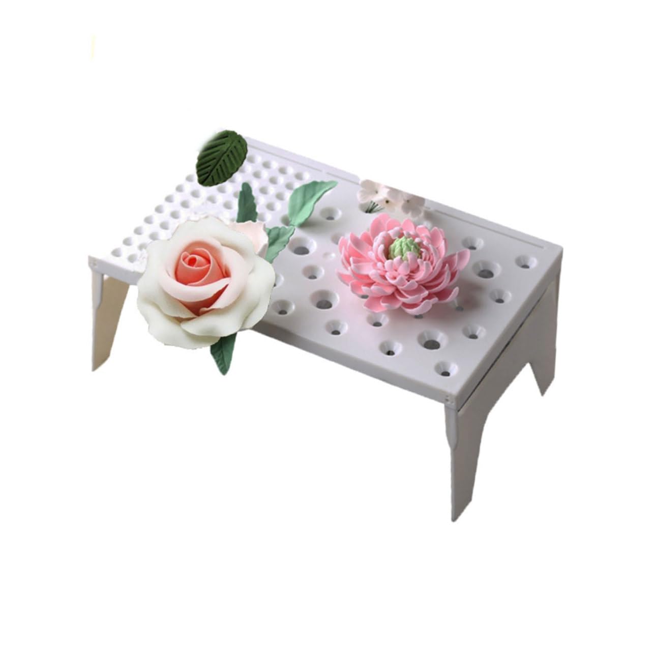 Kunststoff Trockengestell für 2 Stück Fondantblumen