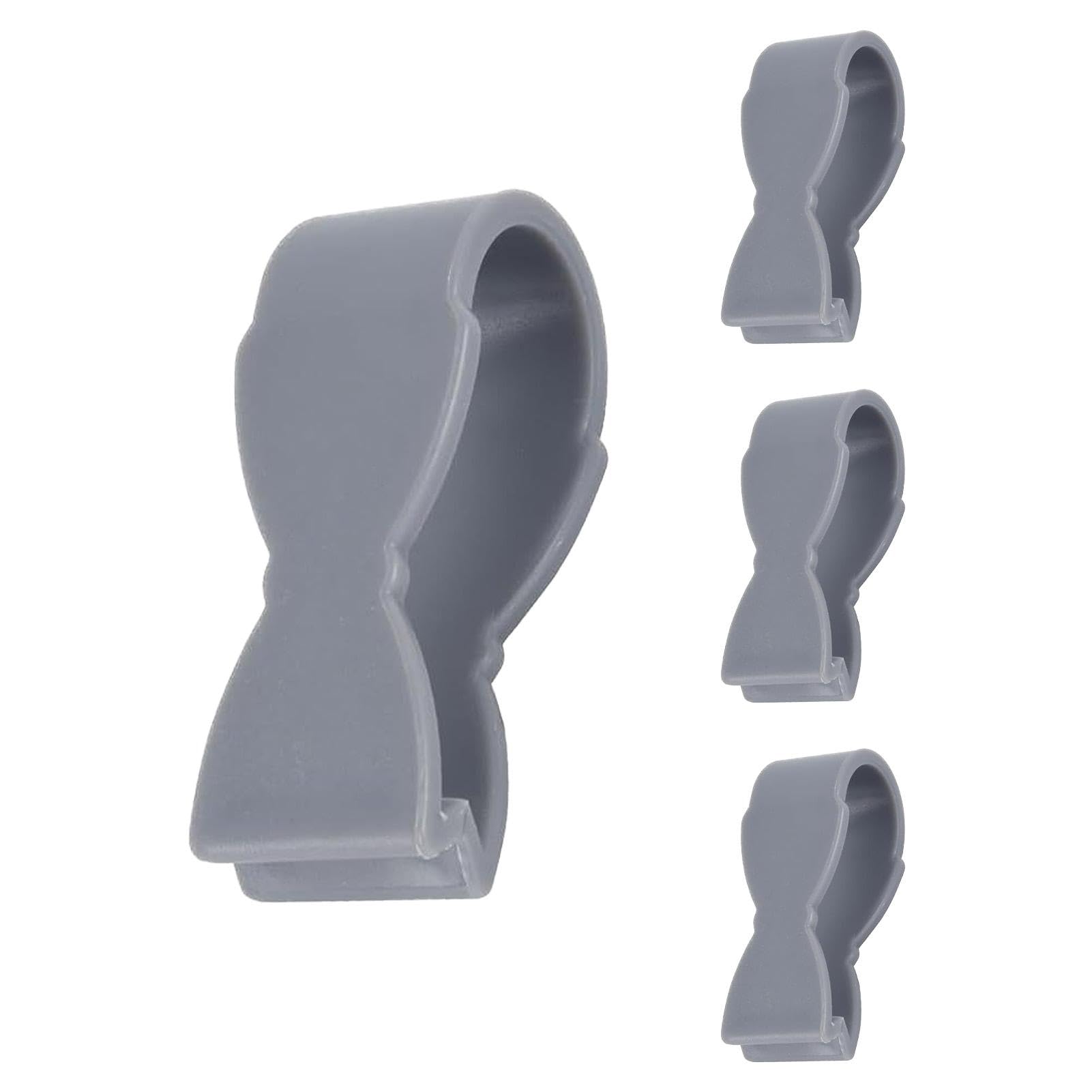 12 Clip Per Asciugamani Da Cucina Grigie - Morsetti Per Forno, Maniglie E Portasciugamani - Foto 9