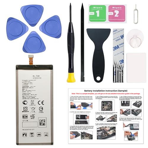 MAXSHARKS New Upgraded Battery for LG Stylo 6, BL-T48 Replacement Battery Compatible with LG Stylo 6, with Repair Tools & Instruction