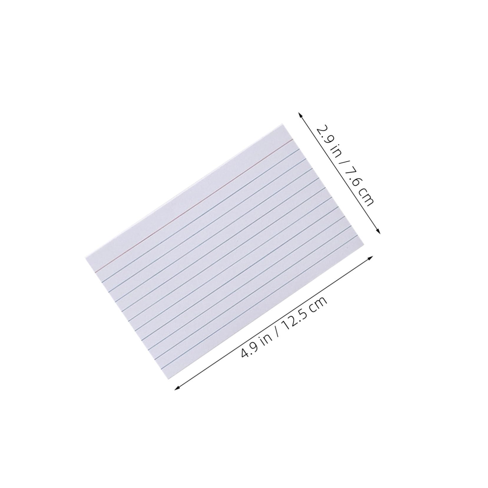 Tofficu Lot De 600 Fiches Recto Verso Fiches De Notes Pour Outils D'Étude Pour De Notes Lignées Vierges Recto Verso De En Vrac