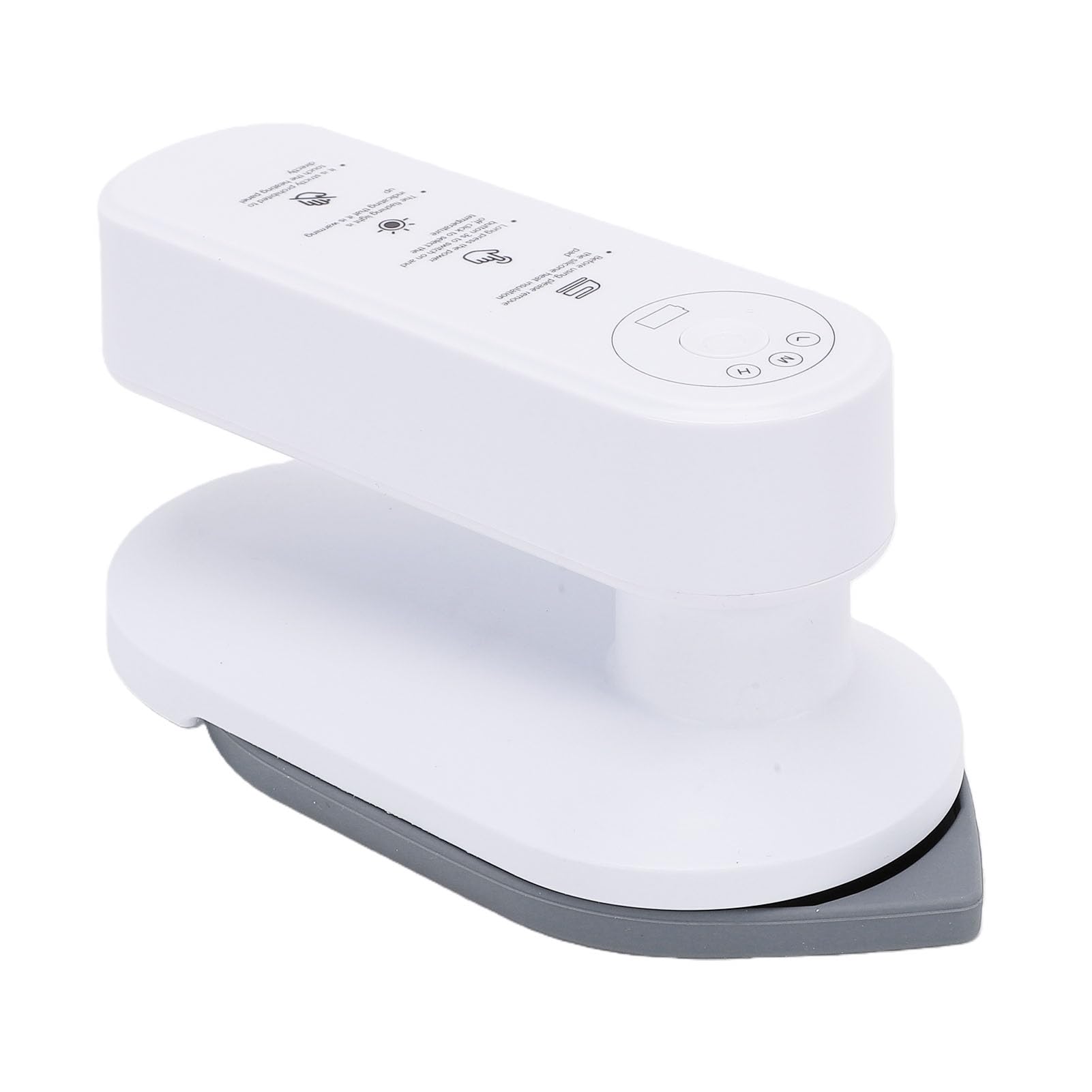 Zunate Plancha Portátil Recargable por USB | Plancha de Portátil con 3 Ajustes de Temperatura, Diseño Inalámbrico para Viajes de Ropa y Eliminación Rápida de Arrugas (WHITE)