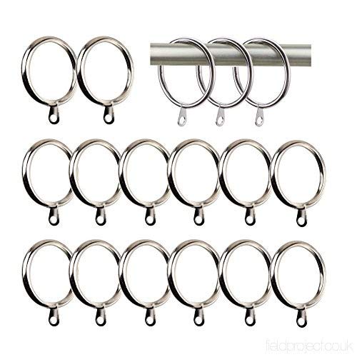 Buy Home Crraft Set of 100 Piece Stainless Steel Silent Curtain Rings