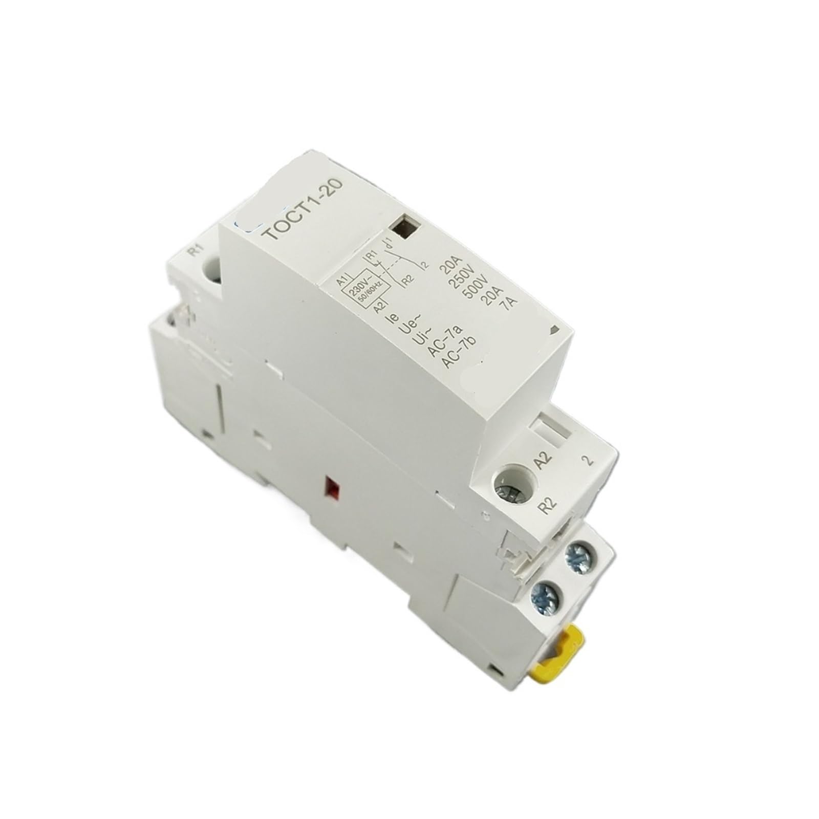 RCGKNNMUZ CT1 2P 20A 1NC 1NO 220V/230V 50/60HZ DIN Rail Household AC Modular Contactor