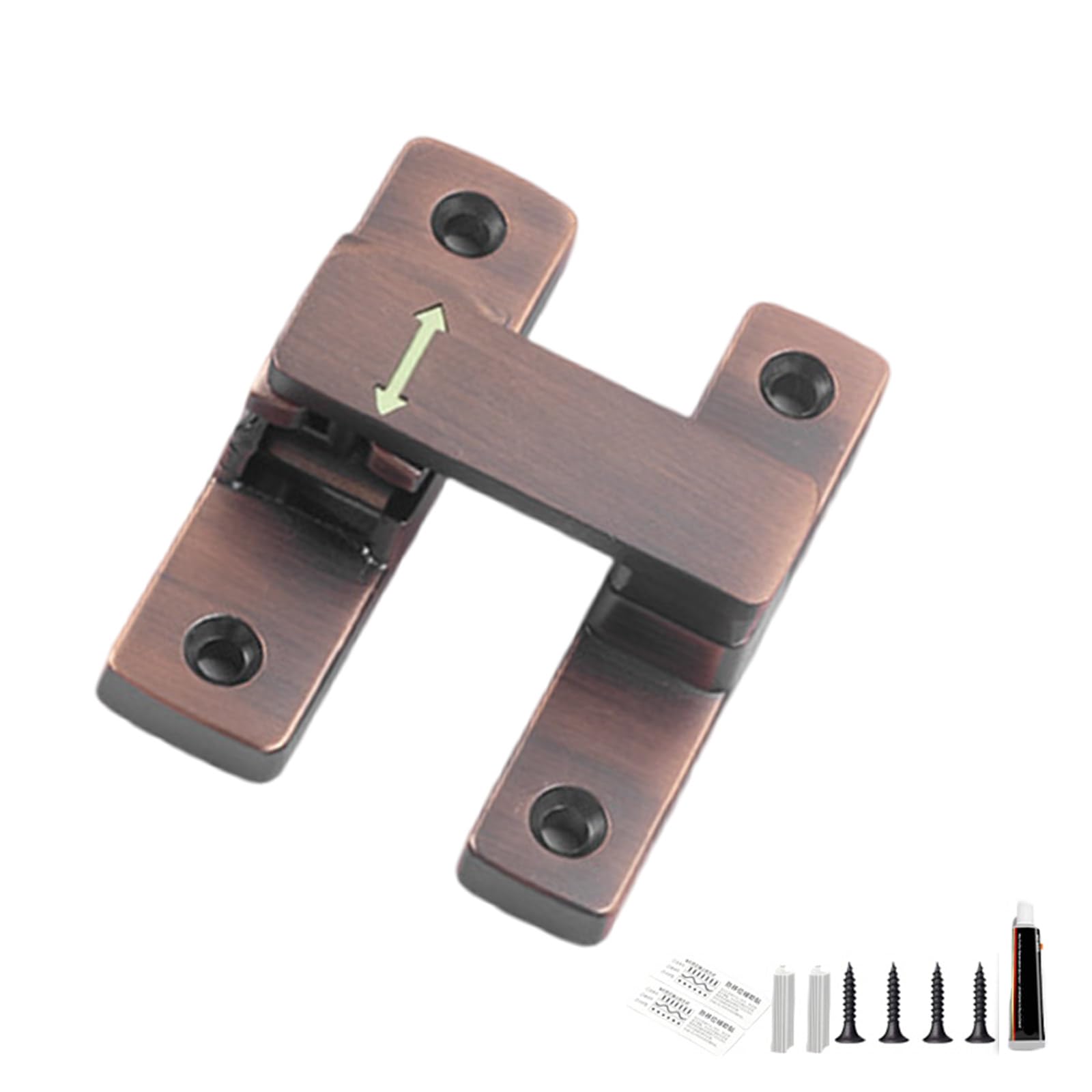 Tertioi Hong Zinc Alloy Inverted Door 90/180 Degree Sliding Anti-Theft Barn Hardware Slide Barn