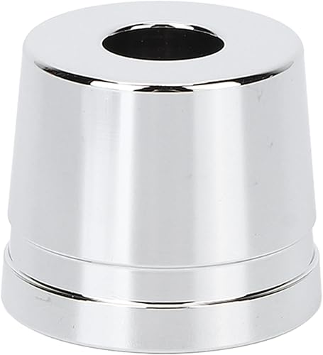 Soporte multiusos, soporte para afeitadora de metal plateado, base de pedestal, tamaño compacto, regalo para hombres