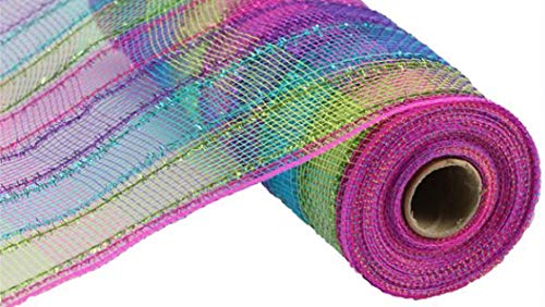 Tinsel Poly Deco Mesh Ribbon, 10