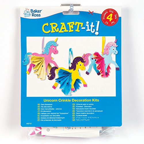 Kit Unicorno Decorativi con Ali di Carta Velina