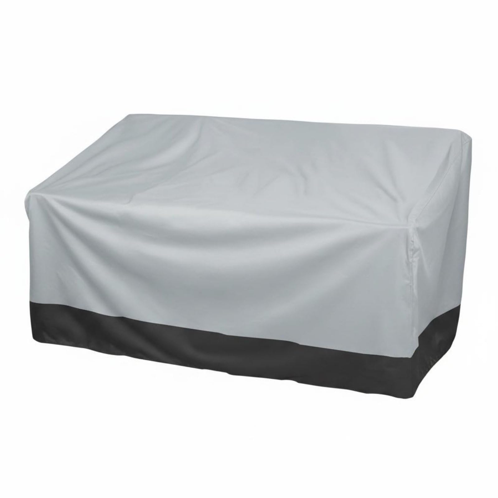 Anti Outdoor Sofa Cover Dustproof Garden Furniture Protector Heavy Duty Patio Loveseat Cover Windproof for Courtyard, Gray-Black, 210D 145-60-75cm | Home & Garden-image-40