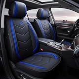 Top 10 Best Oasis Auto Seat Covers Reviews & Comparison 9 OASIS AUTO Car Seat Covers Premium Waterproof Faux Leather Cushion Universal Accessories Fit SUV Truck Sedan Automotive Vehicle Auto Interior Protector Full Set (OS-003 Blue)