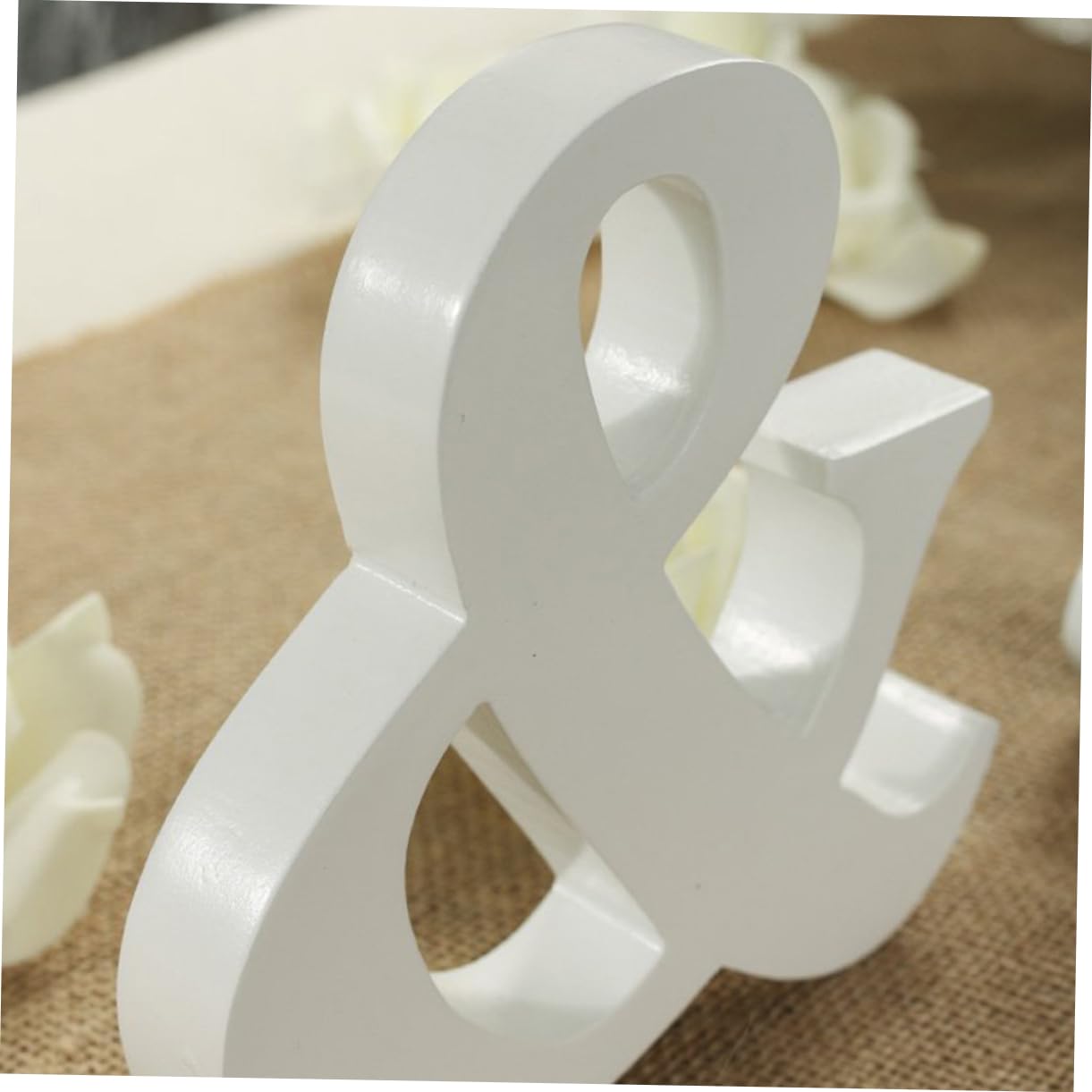 Plaque Decorativa Legno Mr Mrs Per Matrimonio Lettera Decorativa Bianca Per Parete e Tavolo Stabile e Resistente Per Nuove Case e Eventi Speciali