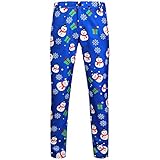 Daikascbny Jogginghose Jeansoptik Herren Weihnachten Lässige Fitness Leinenhose Freizeit Sweathose Stretch Sporthose Regular Fit Skihose Warme Winter Hose Lang Vintage Outdoorhose Sport Activewear