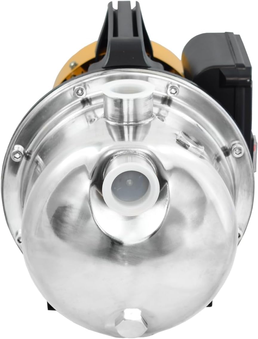ESPA LEADER Bomba de Superficie ZONDA 130S M, 1300 W, Caudal Máx 4.800 l/h, Altura 50 m, para Bombeo de Aguas Limpias, Riego por Apersión, Goteo y Equipos de Presión, Acero Inoxidable