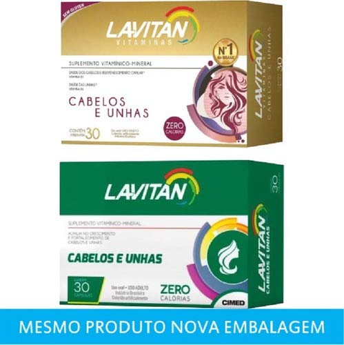 Lavitan Hair Cabelos E Unhas 30 Cápsulas