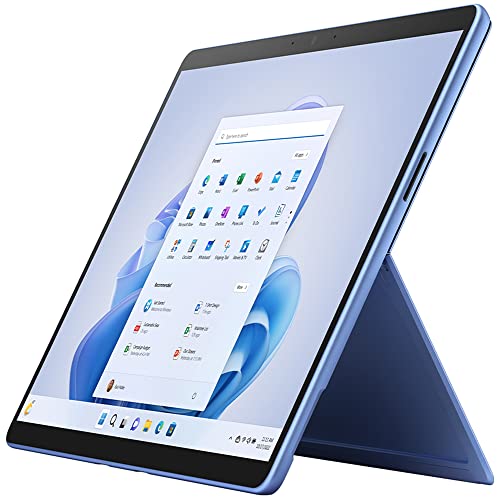 Image of Microsoft Surface Pro 9 (2022), 13 inch 2-in-1 Tablet & Laptop, Thin & Lightweight, Intel 12th Gen i5 Fast Processor for Multi-Tasking, 16GB RAM, 256GB Storage with Windows 11, Sapphire