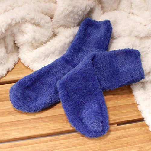 BambooMN Women's Super Soft and Cozy Feather Light Fuzzy Socks - Multiple Color Options4