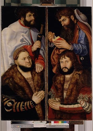 Retable Lucas Cranach l'Ancien : rompez la monotonie de votre bureau avec une toile d'art 60x90