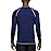 Men\'s Swim Shirts Rashguard Sun Shirt UPF 50+ UV Sun Protection Outdoor Long Sleeve T-Shirt Swimwear Navy Blue S