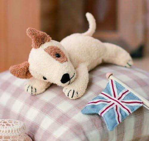 Amazon オーガニック綿50gと糸 ペレット0g付くたくたブルテリアのぬいぐるみ手作りキット 犬のぬいぐるみ 手芸キット 通販