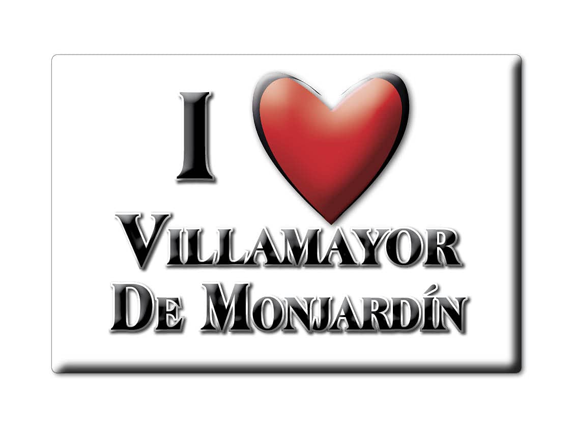 Enjoymagnets VILLAMAYOR DE MONJARDÍN (NA) FRIDGE MAGNET SPAIN COMUNIDAD FORAL DE NAVARA SOUVENIR I LOVE GIFT PRESENT