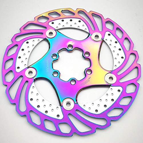 KHBD Outdoor Sports Rainbow DH 140/160/180/203 mm de refrigeración Flotante del Freno de Disco del Rotor Mountain Road Coloridos de la Bici del Freno de Disco rotores RT99 RT86 Repair Parts