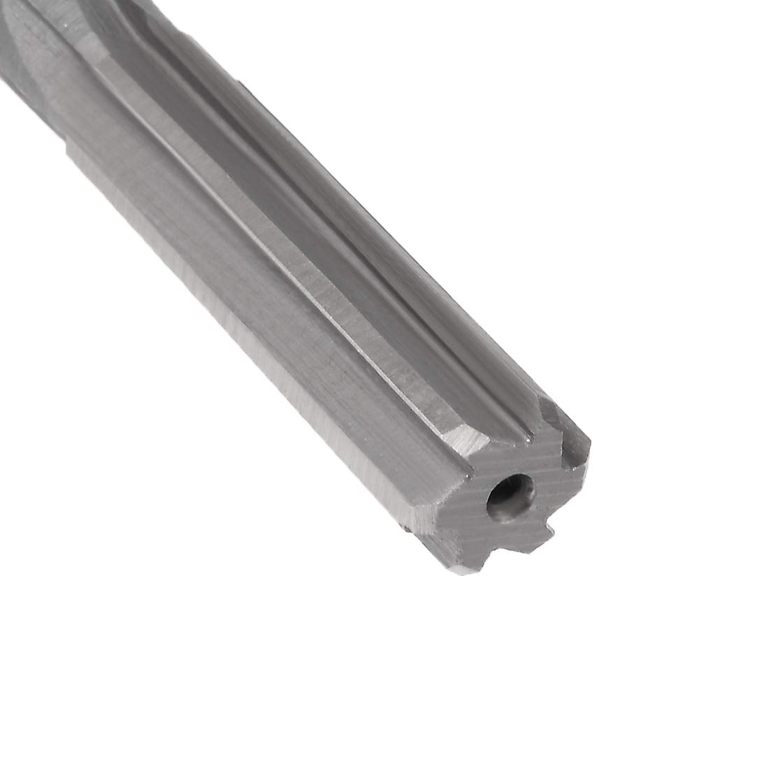 PATIKIL Alesatore A Mandrino 6mm HSS - 1 Pezzo Con 6 Scanalature Dritte E Gambo Tondo Per Metalli Non Ferrosi, Rame E Tornio - 2
