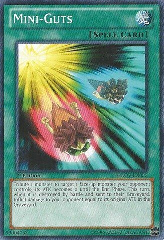 Amazon.com: Yu-Gi-Oh! - Mini-Guts (GAOV-EN052) - Galactic Overlord -  Unlimited Edition
