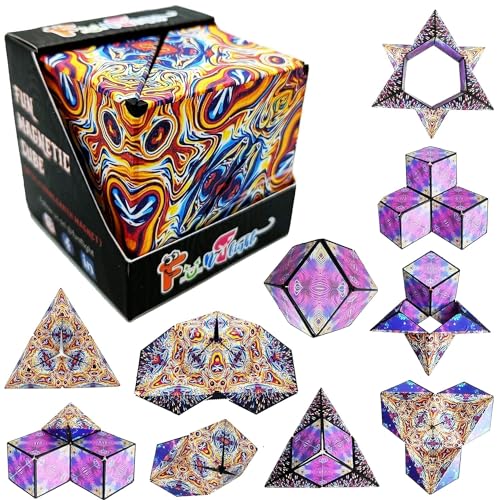 Niku Magic Cube 3D Shape Shifting Puzzle Box - Magnetic Cube Puzzle Fun Cube - Fidget Cube Mind-Challenging Fun Game That Transforms Into Over 70 Shapes (B0D56FB8HH) Amazon Price History, Amazon Price Tracker