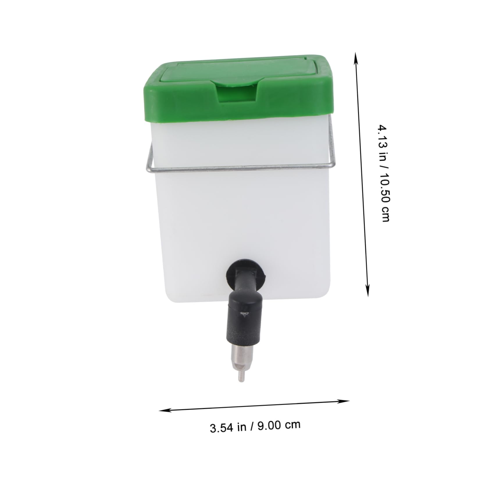 Sosoport 2stücke Water Fountain Automatischer Wasserspender Für Haustiere Installieren Leckagefrei Praktische Trinklösung Für Kaninchen Mit Glatter Oberfläche Zufällige Deckelfarbe