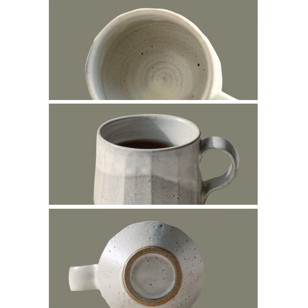 Reise-Kaffeetasse Handgefertigte Kaffeetasse aus Keramik, Nachmittagstee, tragbar, zu Hause, Latte-Kaffee, handgefertigte Tasse, Wohnzimmer, Büro, Becher Kaffeebecher