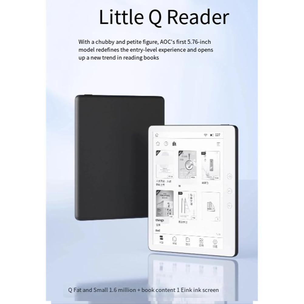Lector de E-Books de 5.76 Pulgadas, Libro de Papel Electrónico, Mini Portátil, Lectura de Novelas.
