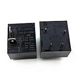 Hiyoung 1PCS SANYOU SLI-S-112DM Power Relay 4 Pins, Replace HF2160-1A-12DE, Automatic, DIN Rail Mount, Silver Contact, 1A, 12V DC, 12A