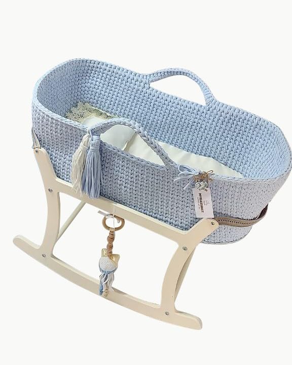 Beautifull Baby Moses Bassinet Comfortable & Secure Unisex Moses Bassinet Enhance Baby Shower Photos (Only Basket)