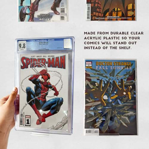 Monciysn 11 12Pcs Clear Floating Comic Book Display Shelves thumb #1