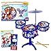Spidey and His Amazing Friends Drum Set for Kids - Bundle with Spiderman Drum Music Set, Spidey Tattoos, More | Spidey and Friends Musical Toys for Toddlers