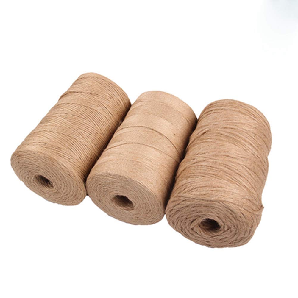 JuteSchnur 1200m 1mm Garten Kordel Natürliche Jute Bastelschnu Dekokordel Schnur