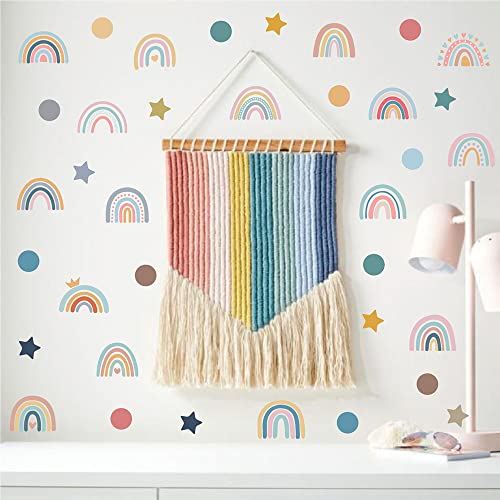 Vinilos adhesivos Boho arcoíris para pared infantil miniatura 5