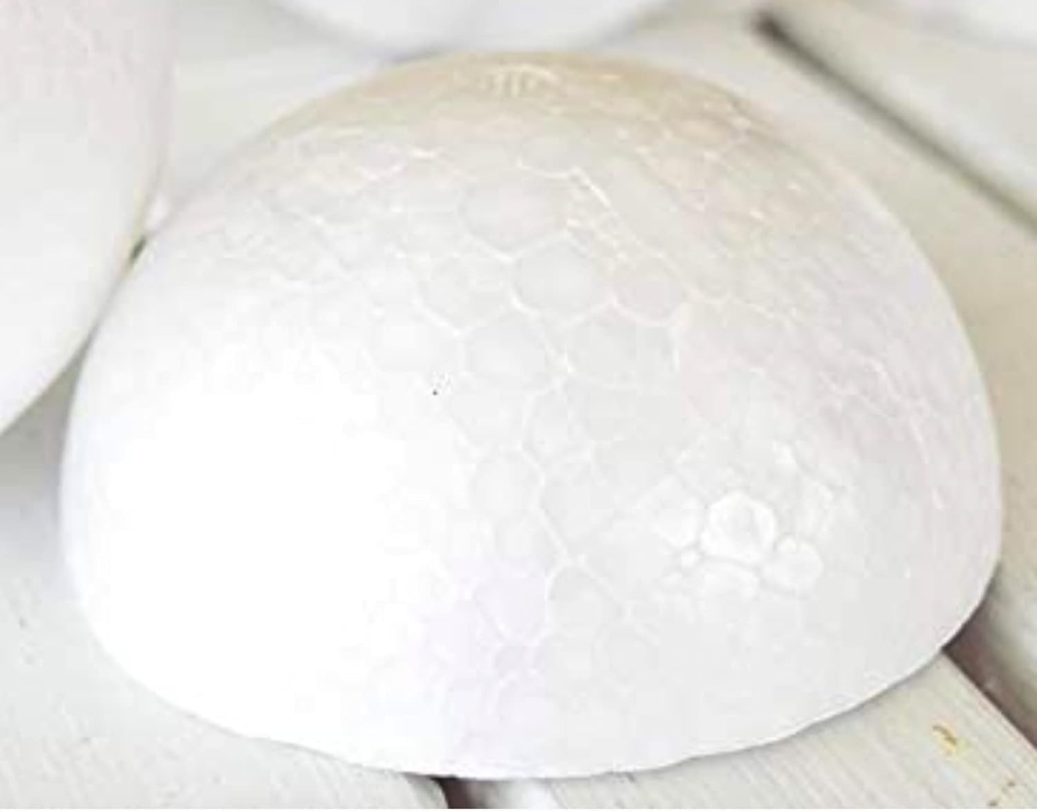 8 Inch Polystyrene Foam Balls in Bulk - 4 Pcs | Polystyrene Foam Half Sphere | Half Desert Foam Ball | Large Polystyrene Foam Balls | Foam Balls for Crafts 8 Inch