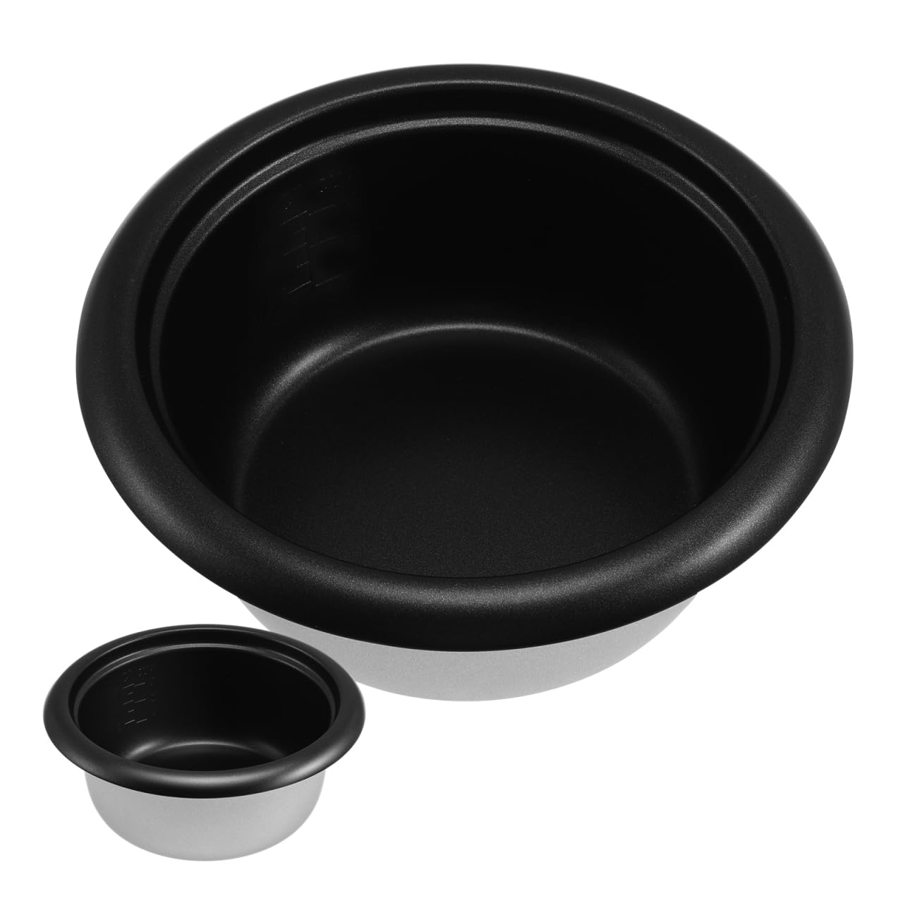 Healvian Rice Cooker Inner Pot Universal Inner Cooking Pot Replacement Bowl for Rice Cooker Supply Non-Stick with Scale 8.27 X 8.27 X 3.54 in 1 X