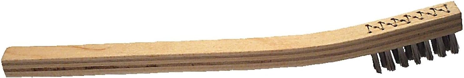 Soldadores Cepillo de dientes Alambre de acero al carbono Madera (410-85054)