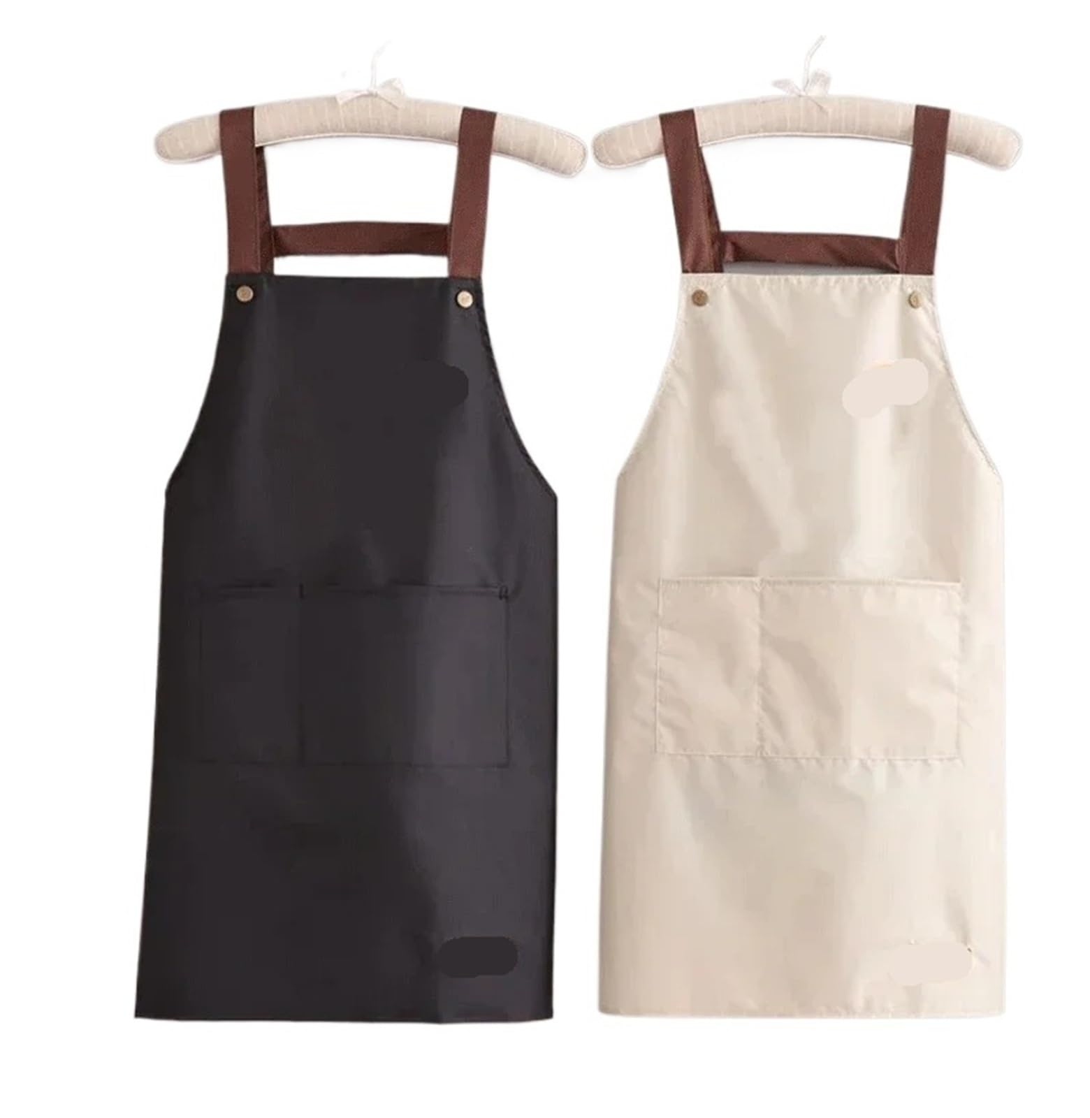 Delantal impermeable con bolsillo grande: for uso en hoteles, restaurantes o cocinas