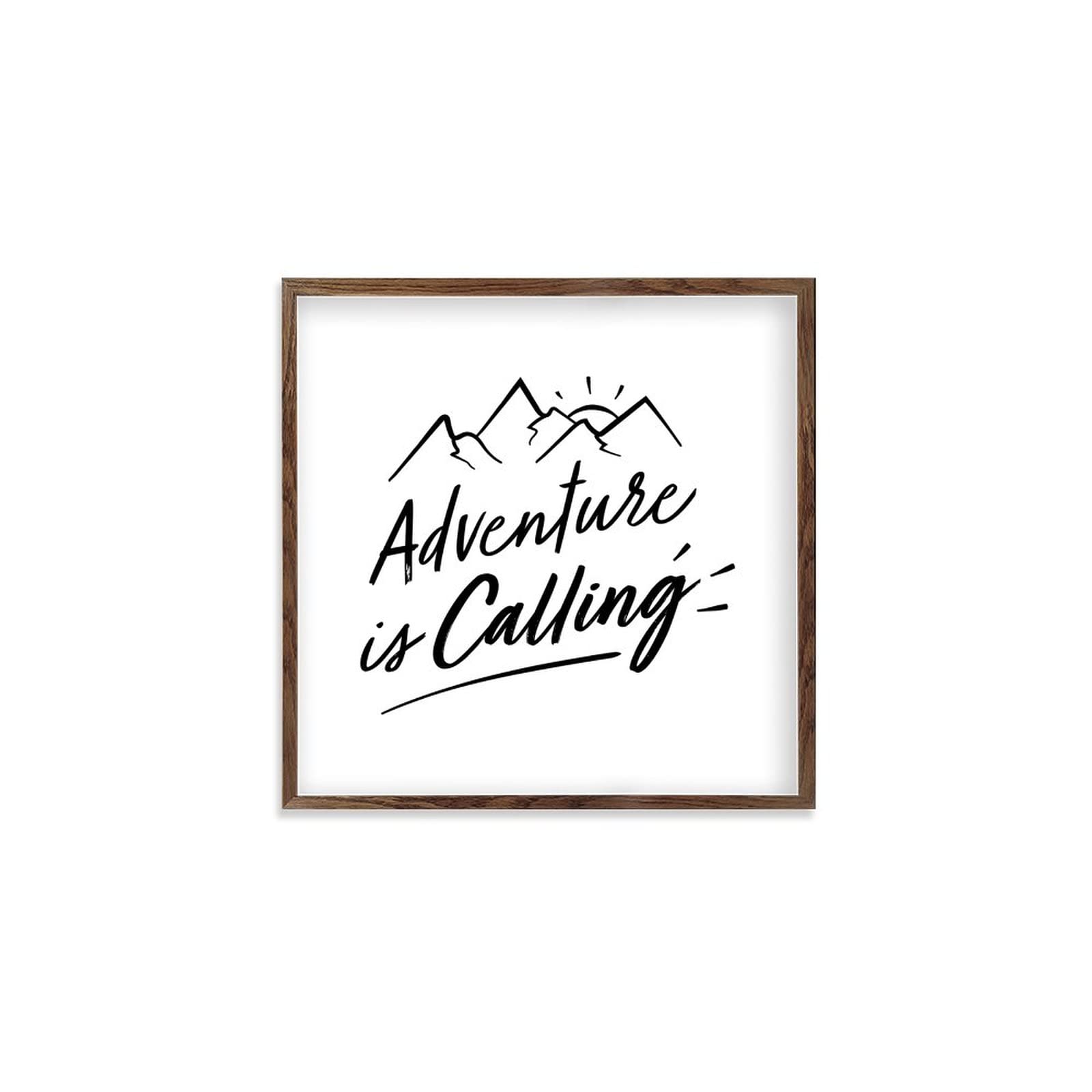 Cartello In Legno 'And So The Adventure Begins' Con Freccia - 61x17,8 Cm - Decorazione Rustica Per Matrimoni, Feste E Casa, Non Finito, Personalizzabile